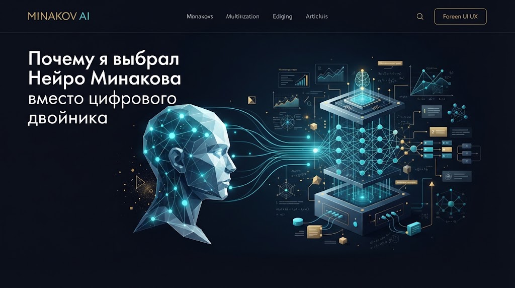 Внутренняя иллюстрация к статье: Почему я выбрал Нейро Минакова вместо цифрового двойника